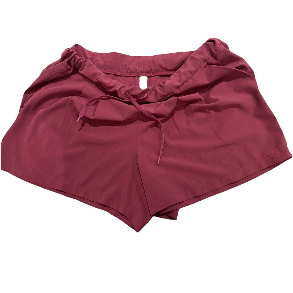 RBX Womens Running Shorts Size Large Dusty Rose Lightweight‎ Athletic Drawstring